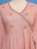 Dusty Rose Pink Sequins Embroidery Cotton Salwar Suit