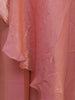 Dusty Rose Pink Solid Design Organza Palazzo Suit