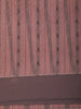 Dusty Rose Striped Ikat-Inspired Woven Cotton Saree with Solid Border