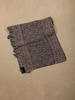 Dusty Taupe Brown Ajrakh Printed Design Cotton Unstitched Salwar Material with Dupatta