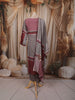 Dusty Taupe Grey Geometric Printed Design Pure Cotton Palazzo Suit with Matching Dupatta