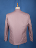 Dusty Mauve Textured Jacquard Men's Suit with Chain Brooch Detailing - Diadem