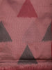 Dusty Pink Geometric Heart Woven Tissue Silk Saree - Diadem