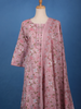 Dusty Rose Pink Floral Printed Cotton Salwar Suit Set - Diadem