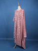 Dusty Rose Pink Floral Printed Cotton Salwar Suit Set - Diadem