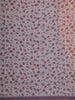 Dusty Rose Pink Hand-Drawn Lotus Floral Printed Cotton Saree - Diadem