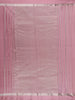 Dusty Rose Pink Striped Zari Border Silk Saree - Diadem