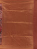 Dusty Rose Tropical Bird Printed Semi Tussar Saree - Diadem