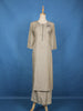 Elegant Grey Embroidered Cotton Salwar Suit