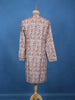Elegant Beige Geometric Printed Cotton Kurta - Diadem