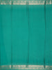 Emerald Green Antique Gold Zari Work Chiffon Silk Saree - Diadem