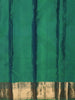 Emerald Green Checked Zari Woven Design Pure Kanchipuram Silk Saree with Zari Border