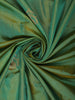 Emerald Green Floral Butta Zari Woven Design Pure Banarasi Silk Party Wear Saree with Zari Border