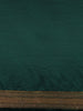Emerald Green Geometric Woven Design Banarasi Silk Saree
