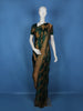 Emerald Green Geometric Woven Design Banarasi Silk Saree
