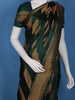 Emerald Green Geometric Woven Design Banarasi Silk Saree