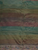 Emerald Green Horizontal Striped Zari Woven Design Pure Tissue Silk Party Wear Saree with Birds Motif Border