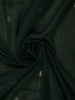 Emerald Green Woven Banarasi Silk Saree with Floral Zari Border - Diadem