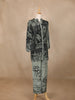 Fern Green Floral Design Printed Cotton Salwar Suit