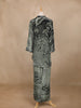 Fern Green Floral Design Printed Cotton Salwar Suit