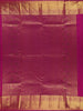Flame Orange Floral Designed Woven Pure Kanchipuram Silk Saree