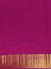 Flame Orange Floral Designed Woven Pure Kanchipuram Silk Saree