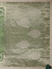 Forest Green Floral Zari Woven Banarasi Silk Saree with Designer Border