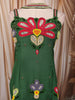 Forest Green Multicolor Floral Beads Embroidered Design Chiffon Party Wear Palazzo Suit with Matching Choker Dupatta
