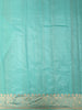 Fresh Aqua Blue Butta Zari Woven Design Pure Banarasi Saree