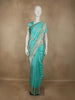 Fresh Aqua Blue Butta Zari Woven Design Pure Banarasi Saree