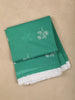 Fresh Jade Green Floral Thread Embroidered Design Cotton Unstitched Salwar Material