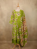 Fresh Lime Green Floral Printed Design Cotton Salwar Suit with Dupatta