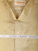 Gold Abstract Woven Design Shirt with Matching Dhoti Set