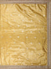 Gold Floral Butta Design Tissue Saree with Designer Lace Border