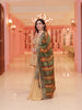 Gold Floral Embroidered Silk Sharara Set