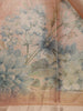Gold Floral Printed Design Tissue Silk Saree