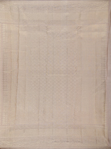 Gold Dot Zari Woven Pure Kanchipuram Silk Saree - Diadem