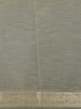 Golden Beige Floral Butta Woven Semi Tussar Silk Saree With Zari Border