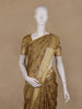 Golden Beige Floral Design Tussar Silk Saree