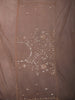 Golden Beige Floral Vine Sequins Embroidered Design Net Party Wear Saree with Designer Border