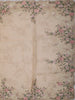 Golden Beige Floral Vine Thread Embroidered Design Pure Tissue Silk Party Wear Saree with Scalloped Border