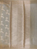 Golden Beige Floral Woven Semi Tissue Saree