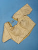 Golden Beige Solid Design Silk Readymade Blouse