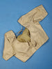 Golden Beige Solid Design Silk Readymade Blouse
