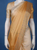 Golden Beige Stone Work Satin Saree - Diadem