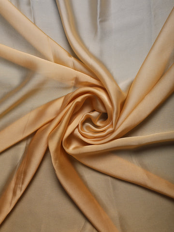 Golden Beige Stone Work Satin Saree - Diadem