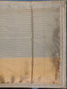 Golden Beige Striped Design Tissue Saree