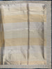 Golden Beige Striped Design Tissue Saree