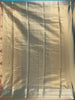 Golden Brown Floral Design Semi Tissue Silk Saree