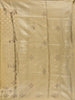 Golden Brown Floral Design Tissue Saree - Diadem
